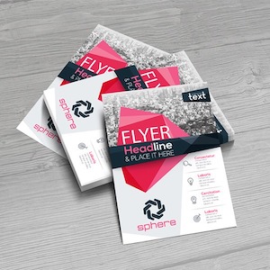 Flyers, Full Color Digital Printing with Bleeds